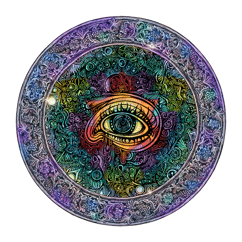 Trippy Eye Wooden Jigsaw Puzzle - aimpuzzle