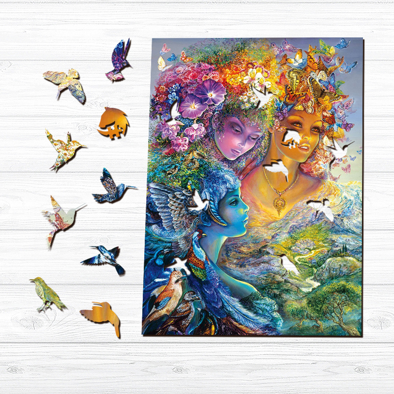 Elf Fairy Wooden Jigsaw Puzzle - aimpuzzle