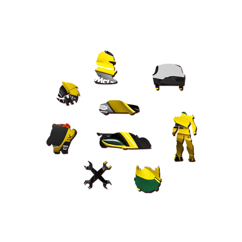 McLaren P1 Wooden Jigsaw Puzzle - aimpuzzle