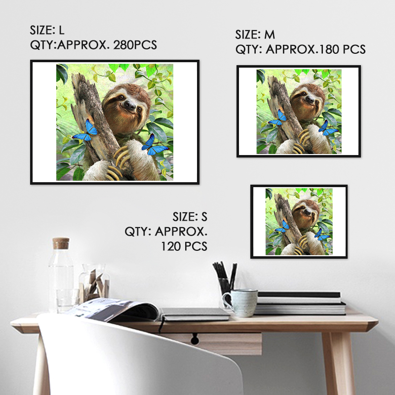 Cute Sloth Wooden Jigsaw Puzzle - aimpuzzle