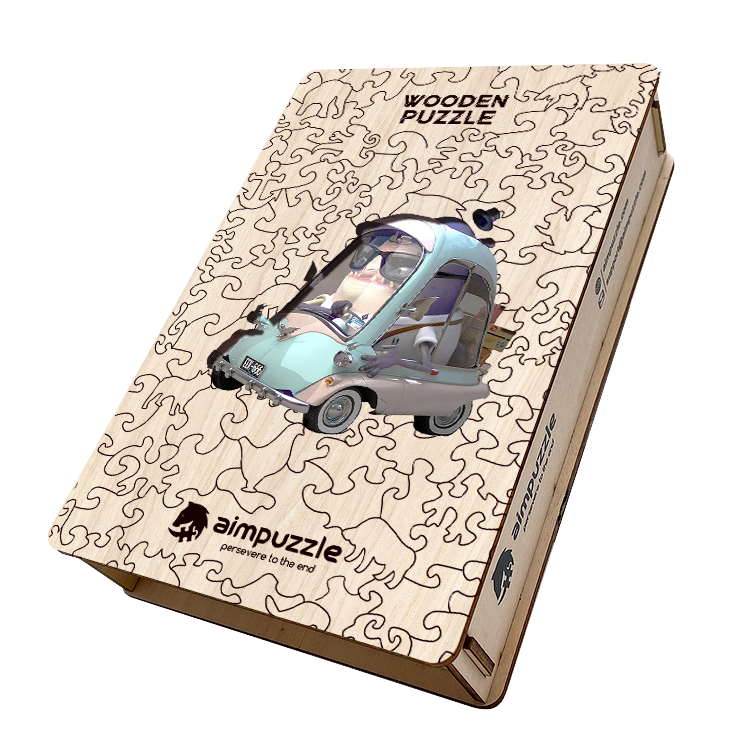 Monster Car Wooden Jigsaw Puzzle - aimpuzzle