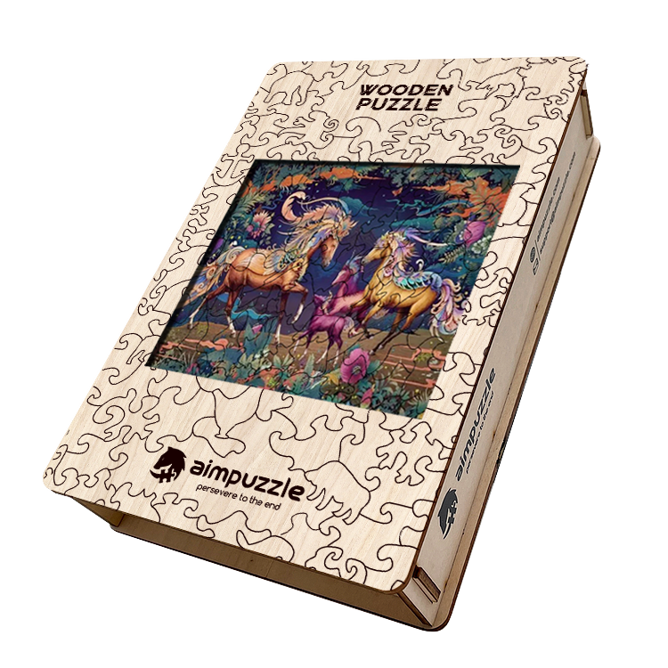 Flying Horse Wooden Jigsaw Puzzle - aimpuzzle