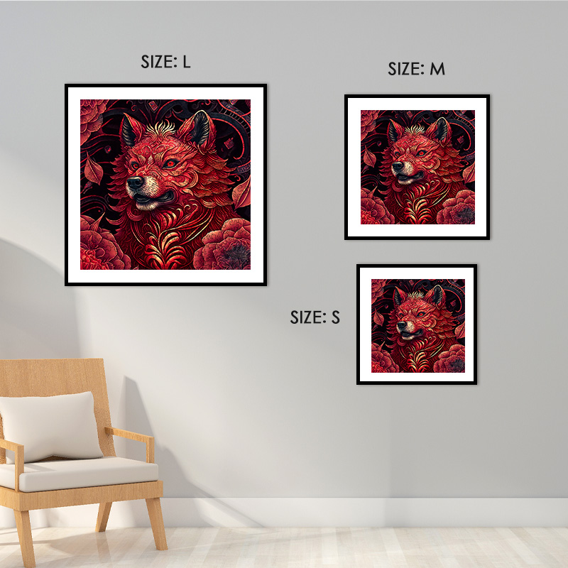 Furious Red Fox Wooden Jigsaw Puzzle - aimpuzzle