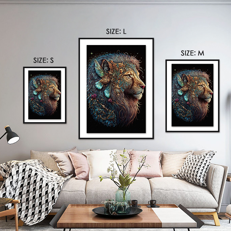 Mighty Lion Wooden Jigsaw Puzzle - aimpuzzle