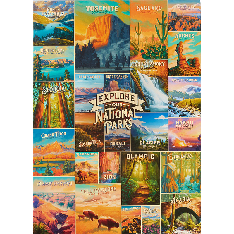 Canyon View Wooden Jigsaw Puzzle - aimpuzzle