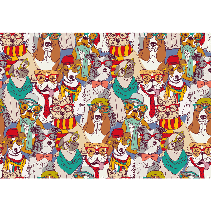 Mr. Dogs Wooden Jigsaw Puzzle - aimpuzzle