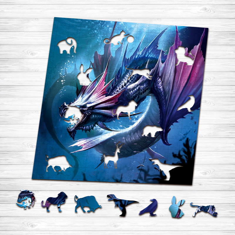 Sea Dragon Wooden Jigsaw Puzzle - aimpuzzle
