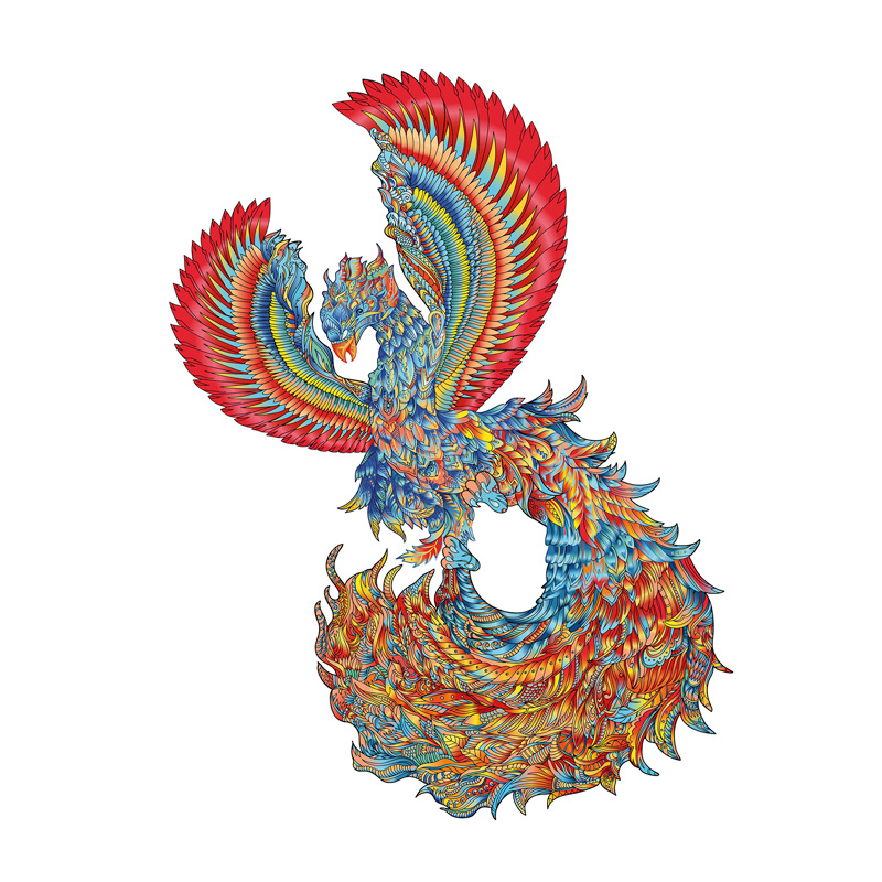 Phoenix Wooden Jigsaw Puzzle - aimpuzzle